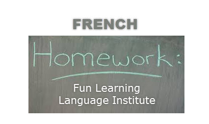 do your homework first in french